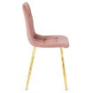 Mebel Elite Стул York, розовый, велюровый, ME.YORK/R/ZL/V/K - Home Club, изображение 8