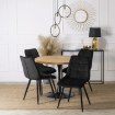 Mebel Elite Стілець Rio, чорний, велюровий, ME.RIO/CZ/V/K - Home Club, зображення 2