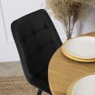 Mebel Elite Стілець Rio, чорний, велюровий, ME.RIO/CZ/V/K - Home Club, зображення 5