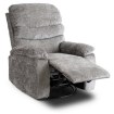 Mebel Elite Розкладне масажне крісло Bruce з функцією гойдання, сіре велюрове, ME.BRUCE/P/V/FW - Home Club, зображення 3
