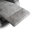 Mebel Elite Розкладне масажне крісло Bruce з функцією гойдання, сіре велюрове, ME.BRUCE/P/V/FW - Home Club, зображення 13