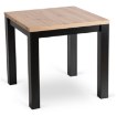 Mebel Elite Раздвижной стол Max 80–160 см, дуб Artisan/чёрный, W.MAX/DA/CZ/S - Home Club