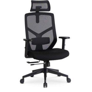Mebel Elite Вращающееся кресло Bento, эргономичное, чёрное, ME.BENTO/CZ/T/FO - Home Club