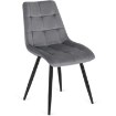 Mebel Elite Стілець Rio сірий велюровий, ME.RIO/P/V/K - Home Club