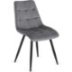 Mebel Elite Стул Rio, серый, велюровый, ME.RIO/P/V/K - Home Club