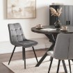 Mebel Elite Стілець Rio сірий велюровий, ME.RIO/P/V/K - Home Club, зображення 2