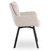 Mebel Elite Обертове крісло Cortado, бежеве, ME.CORTADO/BZ/CZ/T/K - Home Club, зображення 5
