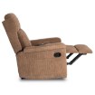 Mebel Elite Розкладне крісло з функцією масажу Sebastian, коричневе, з вельветової тканини, ME.SEBASTIAN/BR/SZTR/FW - Home Club, зображення 7