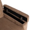 Mebel Elite Розкладне крісло з функцією масажу Sebastian, коричневе, з вельветової тканини, ME.SEBASTIAN/BR/SZTR/FW - Home Club, зображення 12
