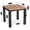 Mebel Elite Раздвижной стол Max 80–160 см, дуб Craft/чёрный, W.MAX/DC/CZ/S - Home Club, изображение 8