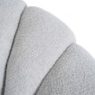Mebel Elite Вращающееся кресло для отдыха Pettit с пуфиком, серый букле, ME.PETTIT/P/TB/FW - Home Club, изображение 6