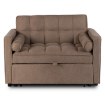 Mebel Elite Раскладной кресло-кровать Corra для сна, коричневого цвета, ME.CORRA/BR/T/SOF - Home Club, изображение 3