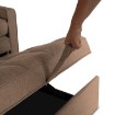 Mebel Elite Раскладной кресло-кровать Corra для сна, коричневого цвета, ME.CORRA/BR/T/SOF - Home Club, изображение 14