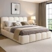 Mebel Elite Ліжко 140x200 Murcja з ящиком для речей, кремове, з тканини букле, ME.MURCJA/140/KR/TB/LOZZPOJ - Home Club, зображення 2