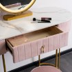 Mebel Elite Туалетний столик Ashley Рожевий/Золотий, ME.ASHLEY/R/ZL/B - Home Club, зображення 4