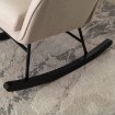 Mebel Elite Крісло-гойдалка Jackson, бежеве, з тканинною оббивкою, ME.JACKSON/BZ/T/FW - Home Club, зображення 6