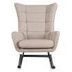Mebel Elite Крісло-гойдалка Jackson, бежеве, з тканинною оббивкою, ME.JACKSON/BZ/T/FW - Home Club, зображення 7
