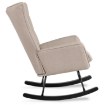 Mebel Elite Крісло-гойдалка Jackson, бежеве, з тканинною оббивкою, ME.JACKSON/BZ/T/FW - Home Club, зображення 8