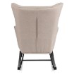Mebel Elite Крісло-гойдалка Jackson, бежеве, з тканинною оббивкою, ME.JACKSON/BZ/T/FW - Home Club, зображення 10