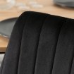 Mebel Elite Комплект: стіл Harry 102–142 см, дуб Artisan/чорний, та 4 стільці Bari, чорні, W.HARRY/DA/CZ/S/BARI/CZ/V/Z4/K - Home Club, зображення 7