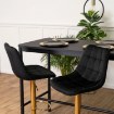 Mebel Elite Барный стул Arcos, черный, велюровый, ME.ARCOS/CZ/ZL/V/H - Home Club, изображение 5