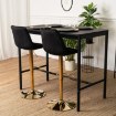 Mebel Elite Барный стул Arcos, черный, велюровый, ME.ARCOS/CZ/ZL/V/H - Home Club, изображение 6