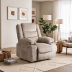 Mebel Elite Електричне масажне крісло з функцією розкладання Jasper, бежеве, ME.JASPER/BZ/T/FW - Home Club, зображення 2
