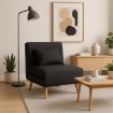 Mebel Elite Раскладной кресло Marry, чёрный, ME.MARRY/CZ/DNAT/T/FW - Home Club, изображение 2