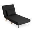 Mebel Elite Раскладной кресло Marry, чёрный, ME.MARRY/CZ/DNAT/T/FW - Home Club, изображение 4