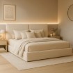 Mebel Elite Кровать 180x200 «Marsylia» с ящиком для хранения, кремового цвета, из ткани букле, ME.MARSYLIA/180/KR/TB/LOZZPOJ - Home Club, изображение 2