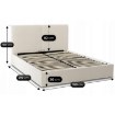 Mebel Elite Кровать 180x200 «Marsylia» с ящиком для хранения, кремового цвета, из ткани букле, ME.MARSYLIA/180/KR/TB/LOZZPOJ - Home Club, изображение 9