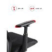 Mebel Elite Вращающееся кресло Litos, эргономичное, чёрное, ME.LITOS/CZ/T/FO - Home Club, изображение 13
