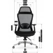 Mebel Elite Вращающееся кресло Litos, эргономичное, чёрное, ME.LITOS/CZ/T/FO - Home Club, изображение 17
