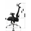Mebel Elite Вращающееся кресло Litos, эргономичное, чёрное, ME.LITOS/CZ/T/FO - Home Club, изображение 18