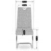 Mebel Elite Стул Lopez светло-серого цвета, ME.LOPEZ/P/T/K - Home Club, изображение 13