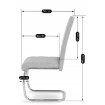 Mebel Elite Стул Lopez светло-серого цвета, ME.LOPEZ/P/T/K - Home Club, изображение 14