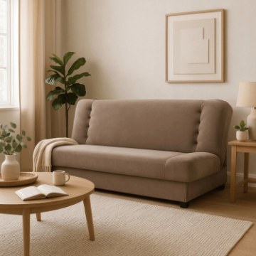Mebel Elite Комплект із 2 розкладних диванів Piano бежевого кольору, PPHUE.DOROTKA/PAROS3/Z2/WER - Home Club