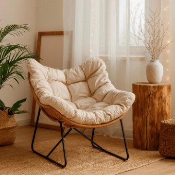Mebel Elite Кресло для отдыха Fin, бежевого цвета, ME.FIN/BZ/T/FW - Home Club
