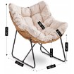 Mebel Elite Кресло для отдыха Fin, бежевого цвета, ME.FIN/BZ/T/FW - Home Club, изображение 6