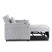 Mebel Elite Раскладной кресло Solor, серый, из вельвета, ME.SOLOR/P/CZ/SZTR/FW - Home Club, изображение 6