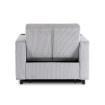 Mebel Elite Раскладной кресло Solor, серый, из вельвета, ME.SOLOR/P/CZ/SZTR/FW - Home Club, изображение 9