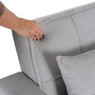 Mebel Elite Раскладной кресло Solor, серый, из вельвета, ME.SOLOR/P/CZ/SZTR/FW - Home Club, изображение 12