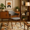 Mebel Elite Стул Ruiz, серый/орех, ME.RUIZ/P/O/T/K - Home Club, изображение 2