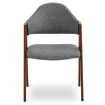 Mebel Elite Стул Ruiz, серый/орех, ME.RUIZ/P/O/T/K - Home Club, изображение 5