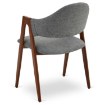 Mebel Elite Стул Ruiz, серый/орех, ME.RUIZ/P/O/T/K - Home Club, изображение 8
