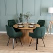Mebel Elite Вращающееся кресло Luna, зеленое, велюровое, ME.LUNA/Z/V/K - Home Club, изображение 5