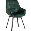 Mebel Elite Вращающееся кресло Luna, зеленое, велюровое, ME.LUNA/Z/V/K - Home Club, изображение 6