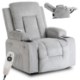 Mebel Elite Розкладне крісло з функцією масажу Box 2, сіре, ME.BOX2/P/T/FW - Home Club