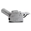 Mebel Elite Розкладне крісло з функцією масажу Box 2, сіре, ME.BOX2/P/T/FW - Home Club, зображення 6