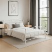 Mebel Elite Металлическая кровать Griffin 120x200, белого цвета, ME.GRIFFIN/120/B/LOZ - Home Club, изображение 2